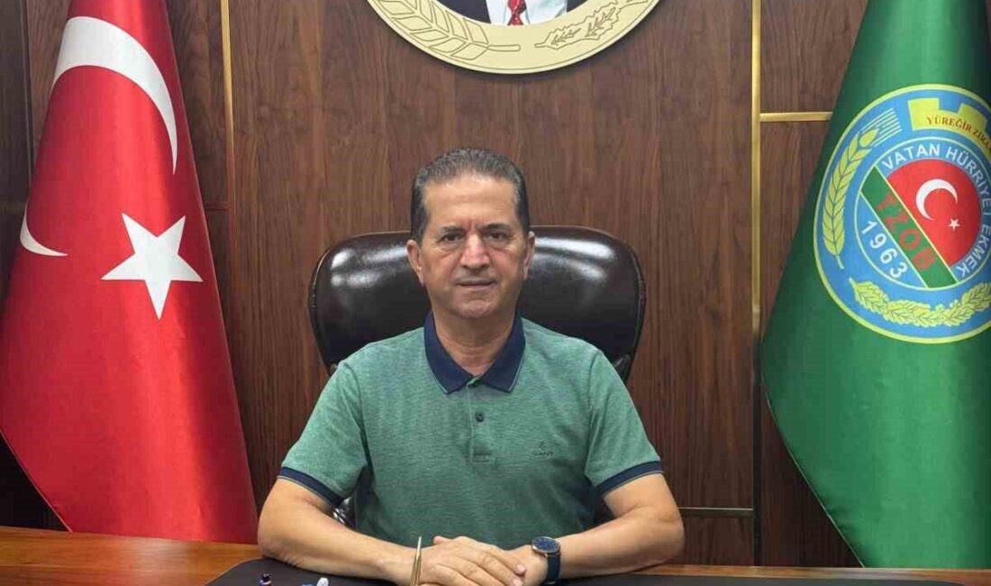 Adana Yüreğir Ziraat Odası Başkanı Mehmet Akın Doğan, çiftçilerin ekonomik