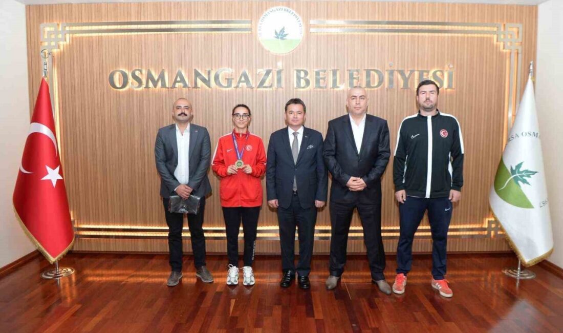 Osmangazi Belediye Başkanı Erkan Aydın, Balkan Şampiyonu ve Avrupa Oyunları