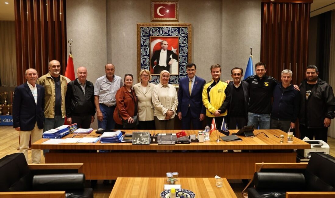 Kütahya Belediye Başkanı Eyüp Kahveci, Almanya'nın Nienhagen kentinden gelen heyeti
