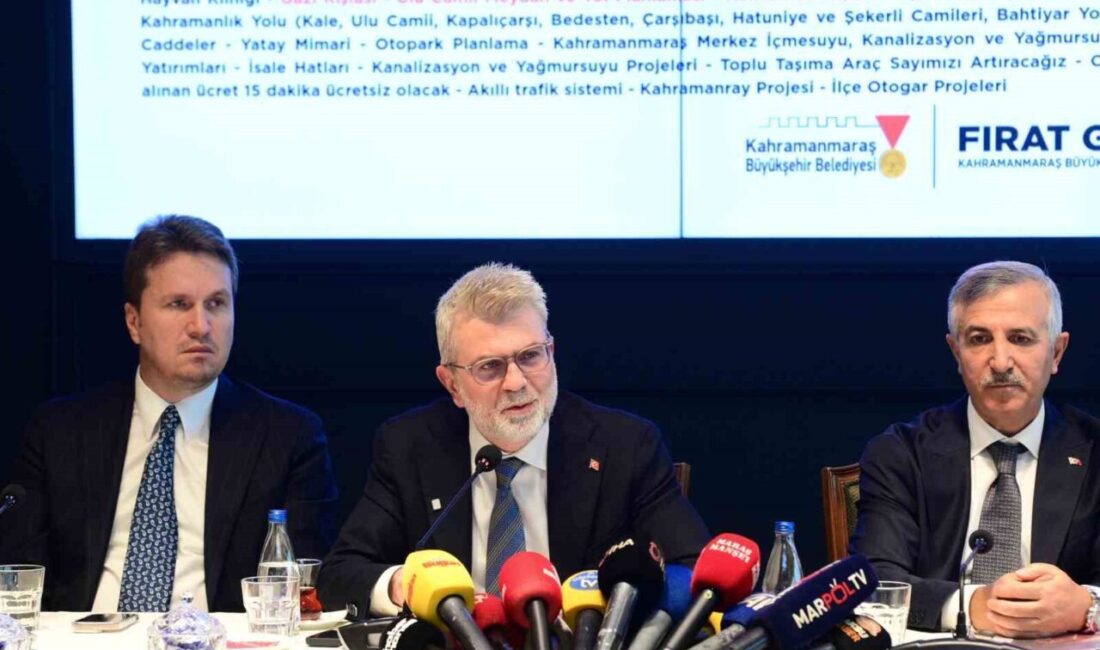 Kahramanmaraş’ta 20 Milyar TL’lik Altyapı Yatırımları ve 69 Proje Başlatıldı Kahramanmaraş Büyükşehir Belediye Başkanı Fırat Görgel, önemli projeleri hayata geçirdiklerini