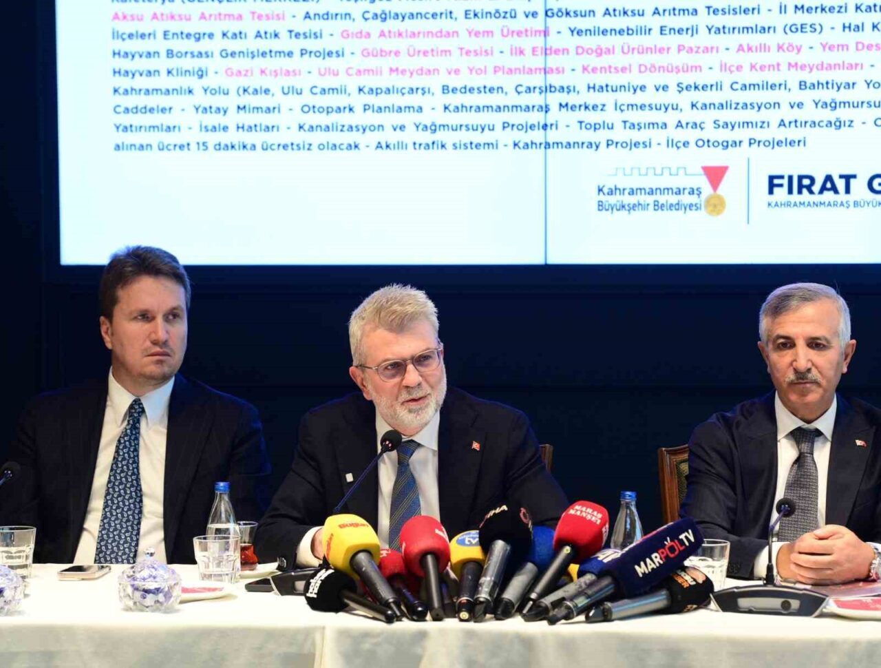 Kahramanmaraş Büyükşehir Belediye Başkanı Fırat Görgel, önemli projeleri hayata geçirdiklerini