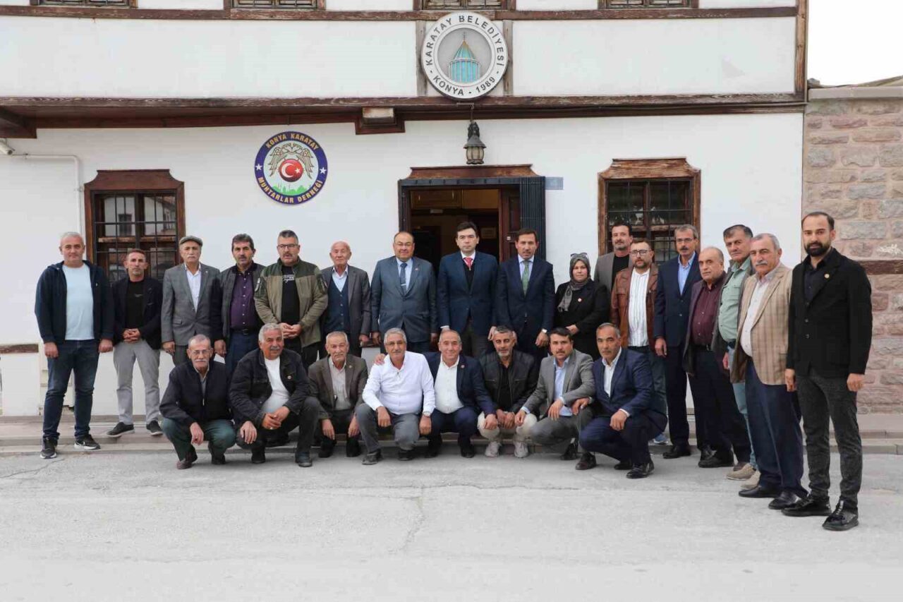Karatay Belediye Başkanı Hasan Kılca, 19 Ekim Muhtarlar Günü kapsamında