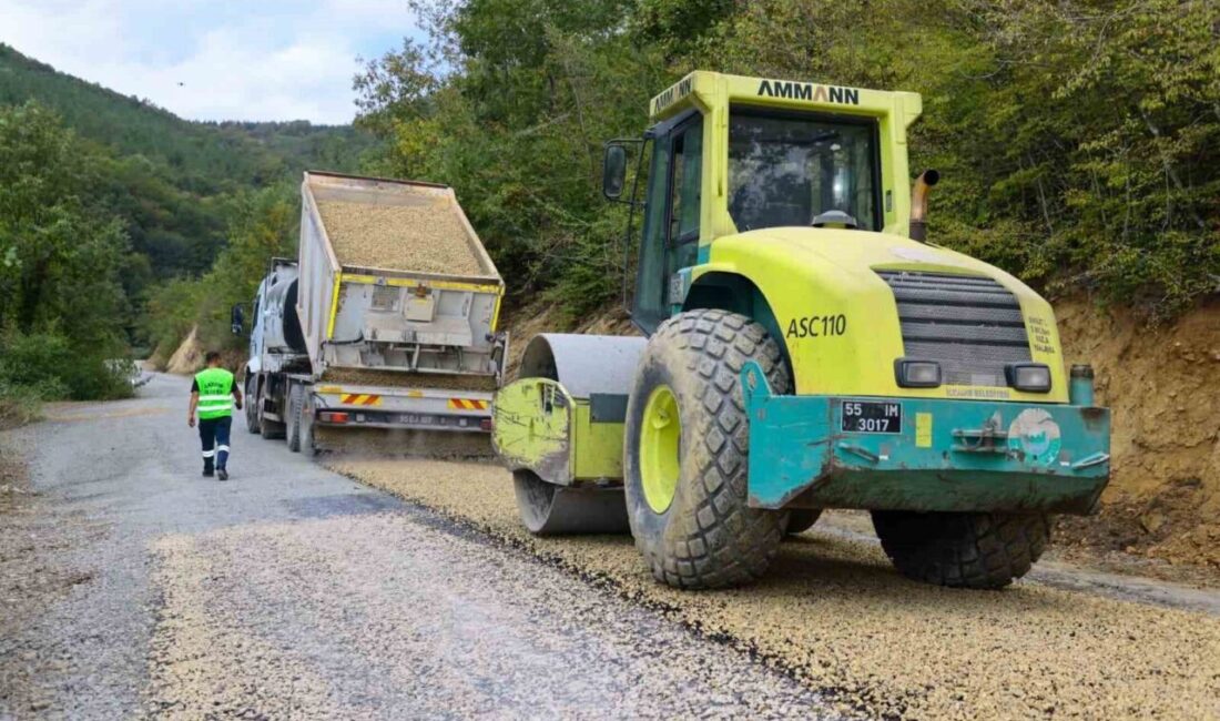 İlkadım Belediye Başkanı İhsan Kurnaz, kırsal mahallelerde yol yapım ve