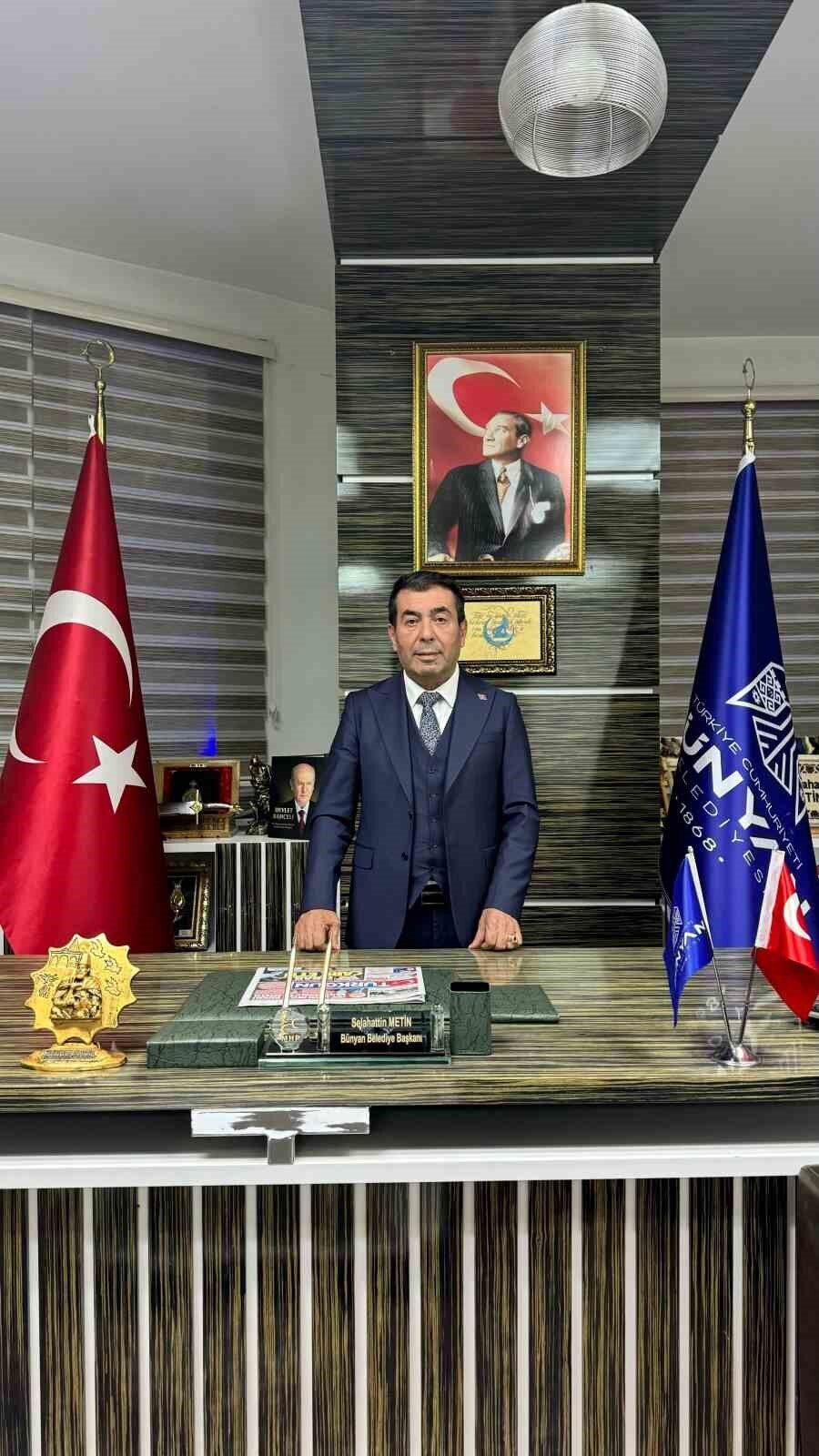 Bünyan Belediye Başkanı Selahattin Metin, yaptığı açıklamada bu yıl Bünyan'a