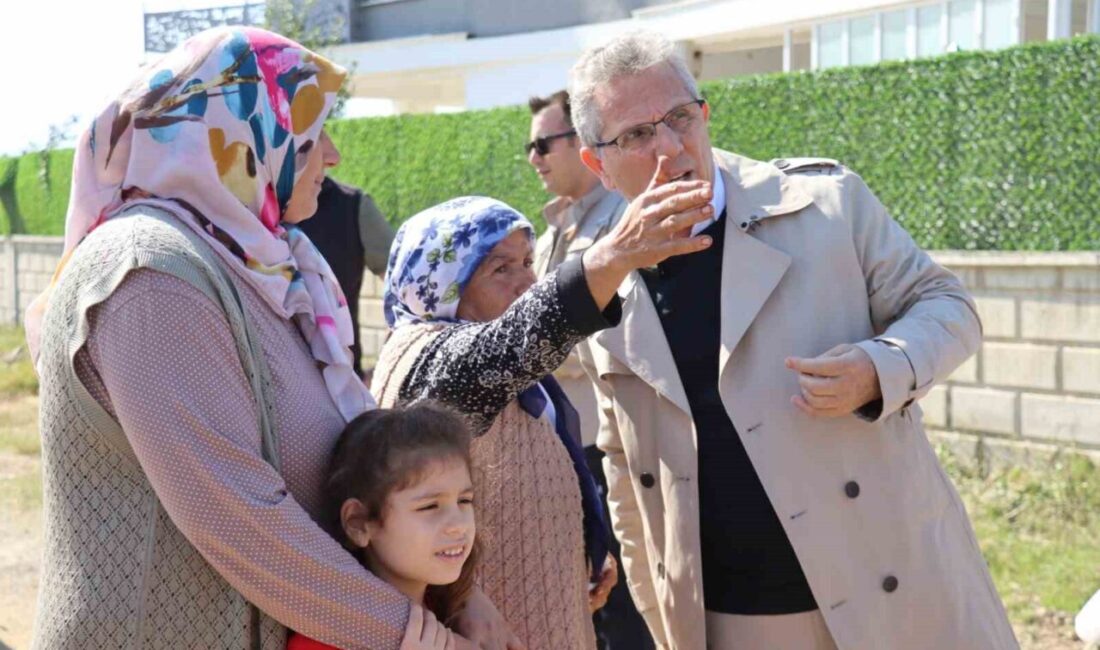 Nazilli Belediye Başkanı Dr. Ertuğrul Tetik, sabah saatlerinde Sümer Mahallesi'nde