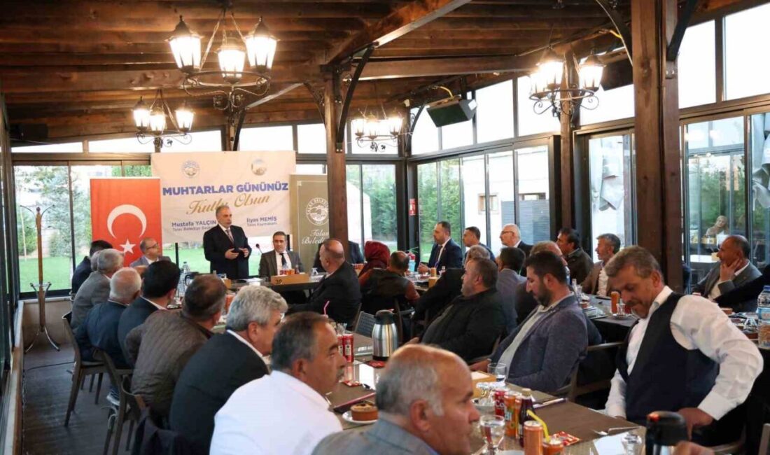 Talas Belediyesi, 19 Ekim Muhtarlar Günü'nde önemli bir etkinlik düzenledi.