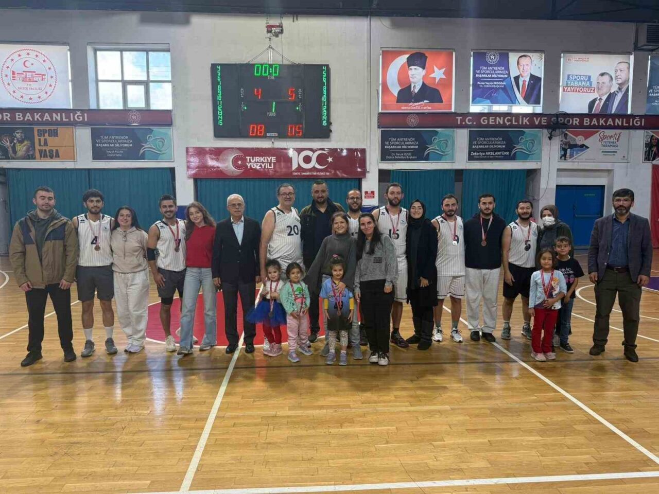 Düzce'de 11-12 Ekim 2025 tarihlerinde düzenlenen Kamu Spor Oyunları 3x3