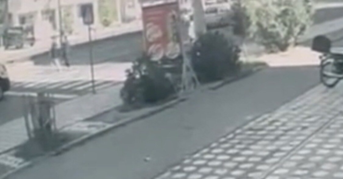 Batman'da yaya geçidinden geçmeye çalışan N.T. ve M.M., M.N.U. isimli