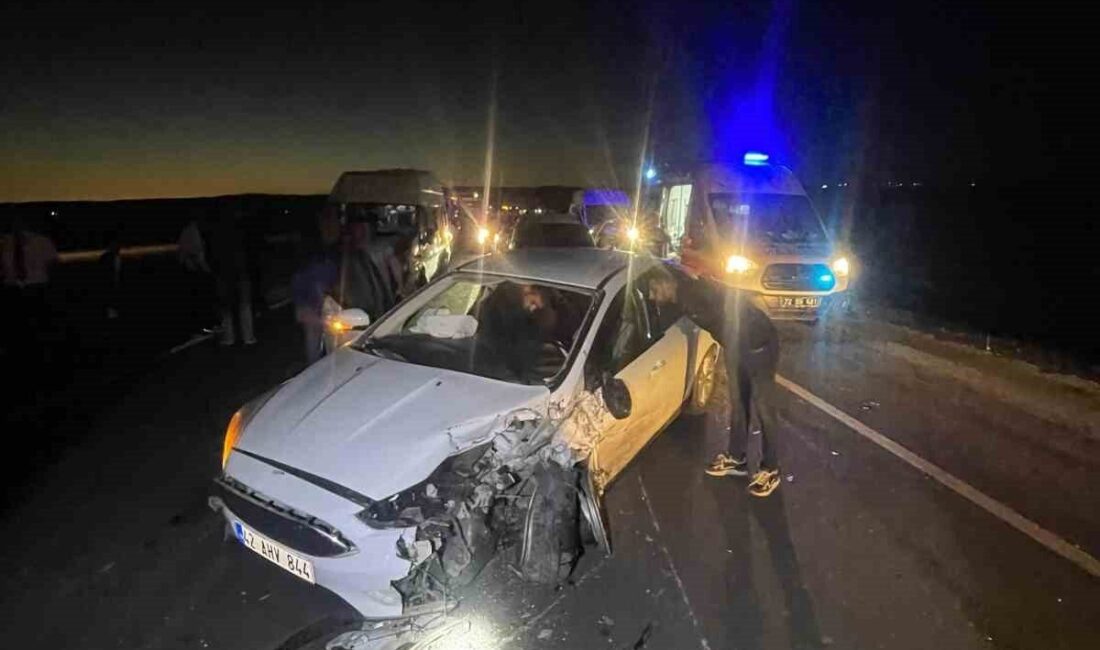 Batman-Bismil yolu üzerindeki köprü çıkışında meydana gelen kafa kafaya çarpışmada