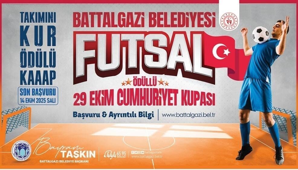 Battalgazi Belediyesi, 29 Ekim Cumhuriyet Bayramı için ödüllü bir futsal