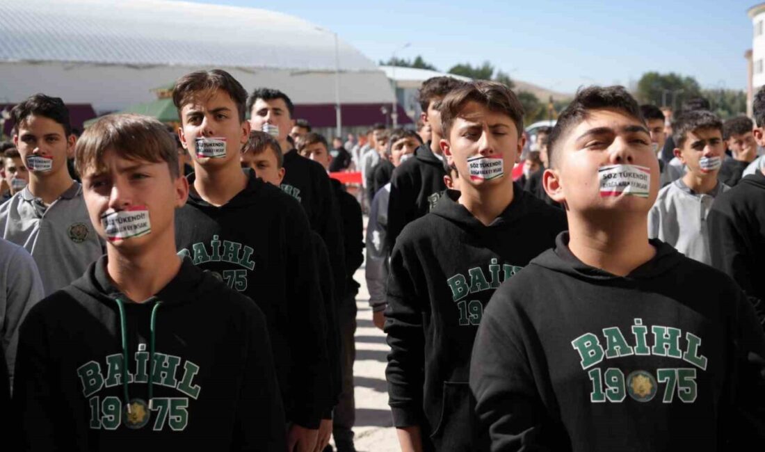 Bayburt İmam Hatip Lisesi, "Söz tükendi: Nehirden denize özgür Filistin"