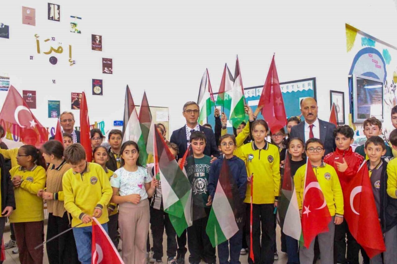 Bayburt'taki okullar, Filistin halkına destek amacıyla çeşitli etkinlikler düzenleyerek dayanışma