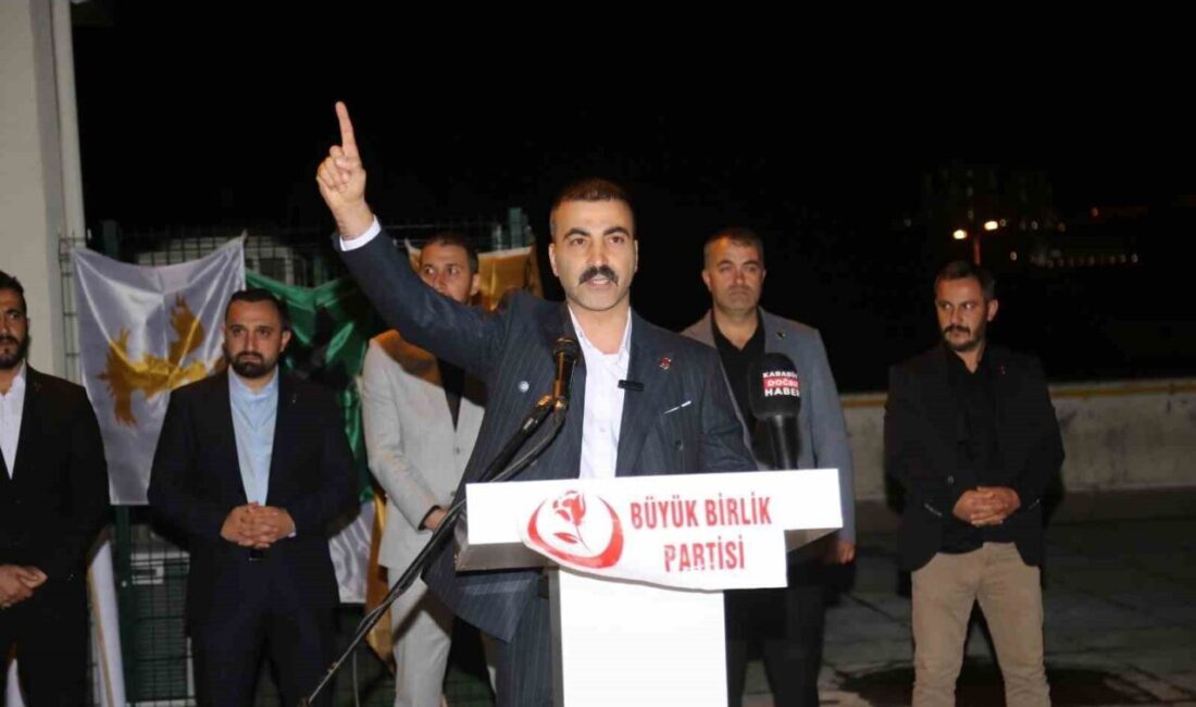 BBP İl Başkanı Murat Kesgin: “Zulme Sessiz Kalan Ortak Olmuş Olur” BBP Karabük İl Başkanı Murat Kesgin, 100. Yıl Camii’nde yaptığı