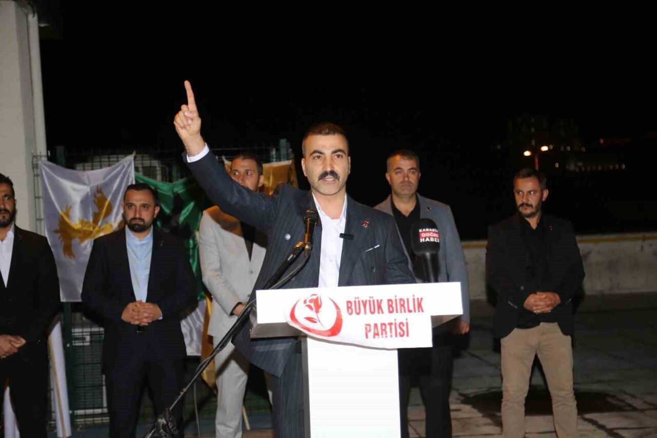 BBP Karabük İl Başkanı Murat Kesgin, 100. Yıl Camii’nde yaptığı