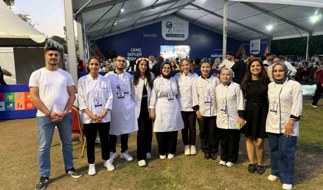 Bitlis Eren Üniversitesi'nden öğrenciler, Adana Lezzet Festivali'nde büyük bir başarıya