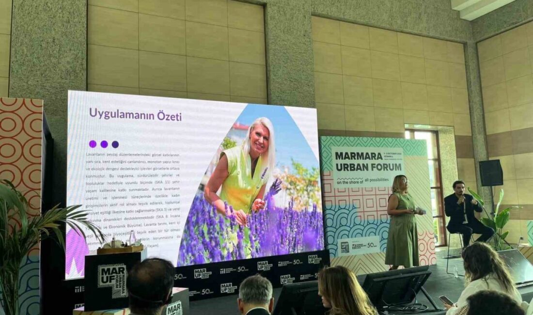 Bilecik Belediyesi, "Lavanta Kokulu Yollar" projesini İstanbul'daki Marmara Kentsel Forumu'nda