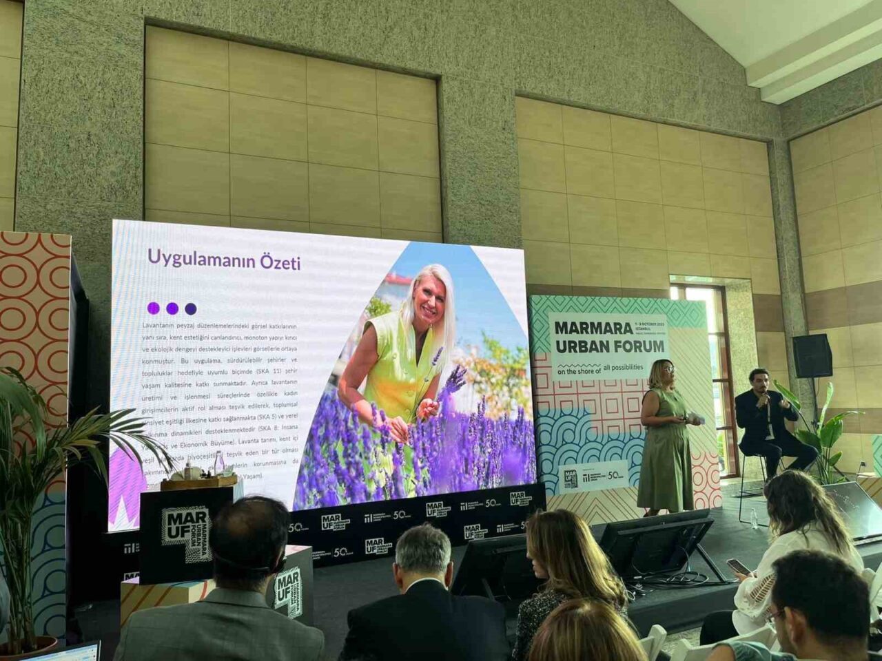 Bilecik Belediyesi, "Lavanta Kokulu Yollar" projesini İstanbul'daki Marmara Kentsel Forumu'nda