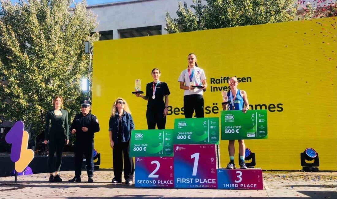 Bilecikli sporcu Sebahat Demir, Arnavutluk'taki Uluslararası Tiran Maratonu'nda 10 kilometre