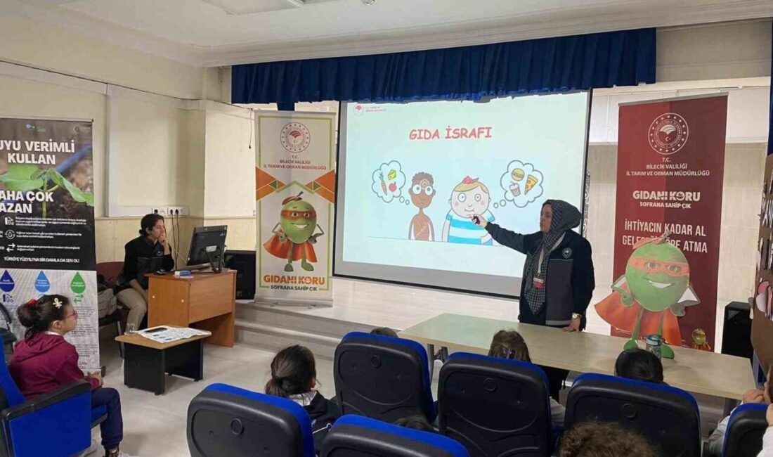 Bilecik'te, Dünya Gıda Günü etkinliği kapsamında Atatürk İlkokulu’nda 385 öğrenciye