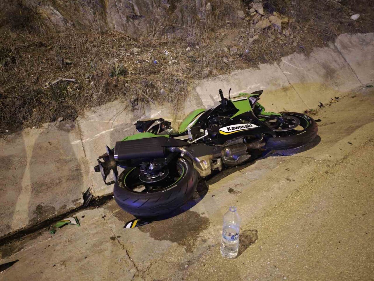 Bilecik'te hafif ticari araç ile motosikletin çarpışması sonucu Osman Gazi