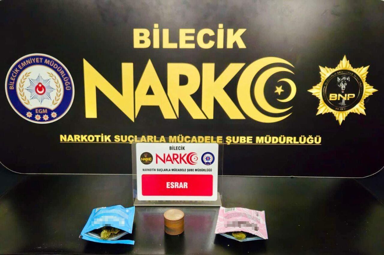 Bilecik'te düzenlenen uyuşturucu operasyonunda bir kişi gözaltına alındı. Narkotik Suçlarla
