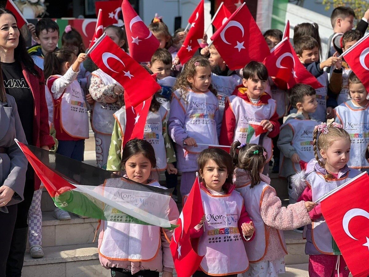 Bilecik'teki Şeyh Edebali Anadolu İmam Hatip Lisesi, Gazze halkına destek