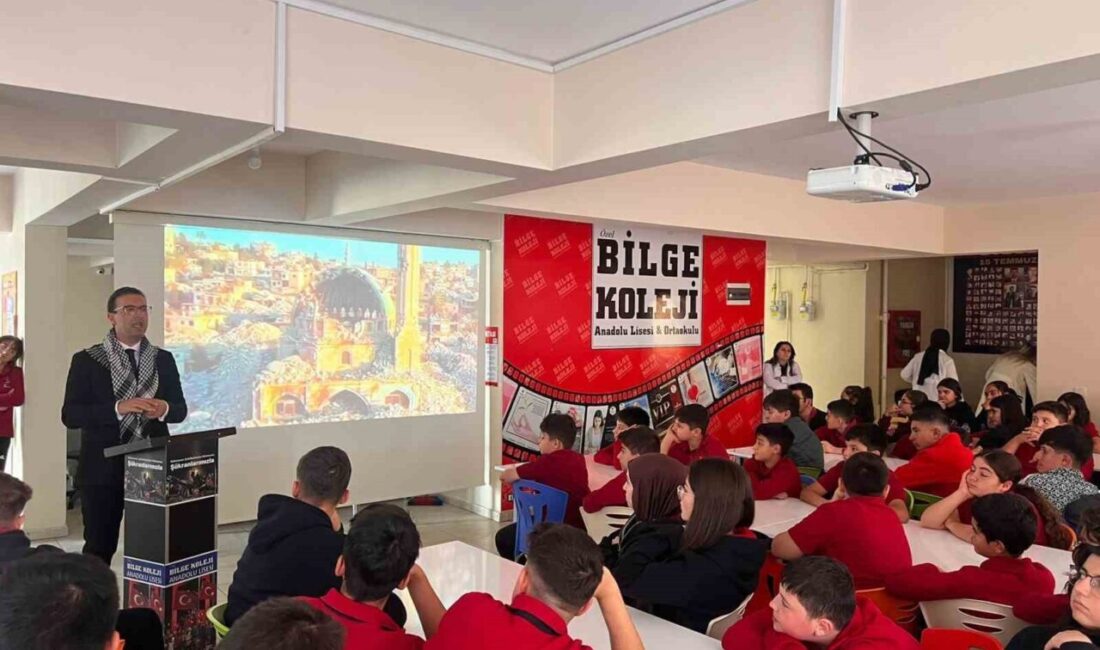 Özel Bilge Koleji öğrencileri, Filistin'deki insani krize dikkat çekmek için