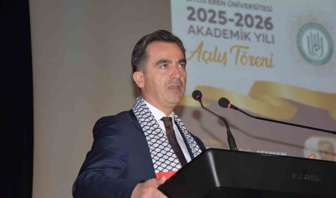 Bitlis Eren Üniversitesi’nde Eğitim Yılı Açılışı Sırasında Gazze Konusu Masaya Yatırıldı Bitlis Eren Üniversitesi'nde yeni eğitim döneminin açılış dersinde Gazze konusu