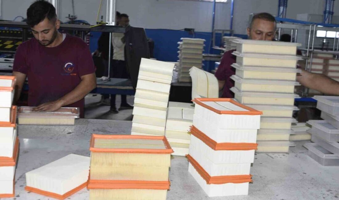 Bitlis'te kurulan filtre fabrikası, yerli teknolojiler ve nitelikli iş gücü