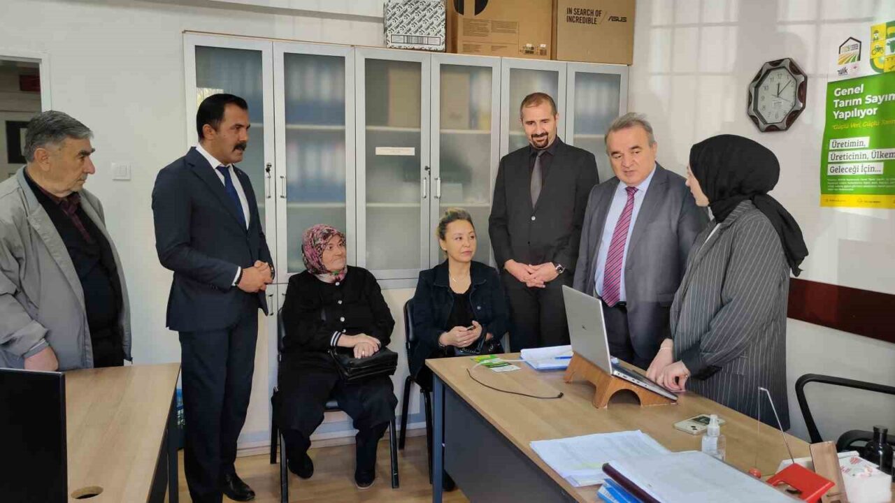 Bozüyük'te Tarım ve Orman Bakanlığı ile TÜİK'in imzaladığı protokol dahilinde