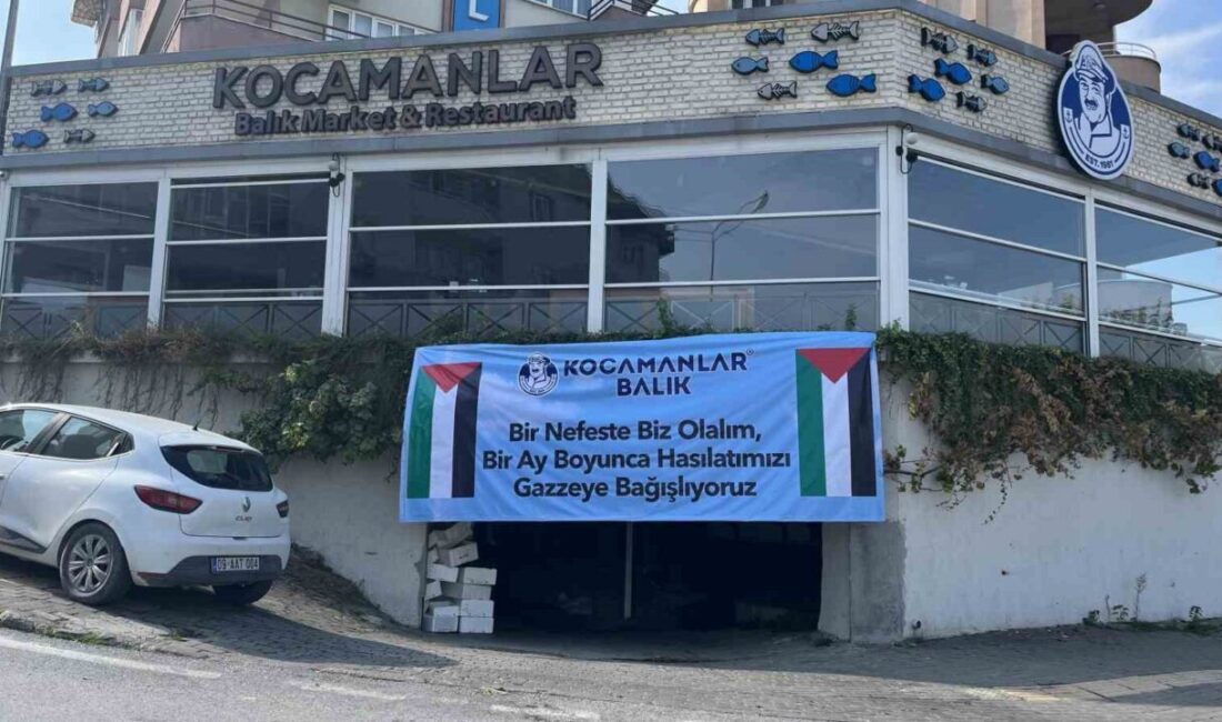 Bursa’da Balıkçı, 1 Aylık Restoran Hasılatını Gazze’ye Bağışlayacak Bursa'da Kocamanlar Balık'ın sahibi Maşallah Kocaman, 5 restoranının bir aylık