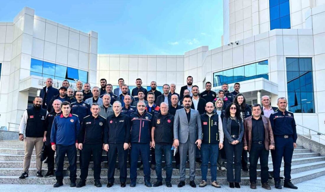 Kocaeli Afet Yangın Grubu, kasım ayında yapılacak Marmara Deprem Tatbikatı