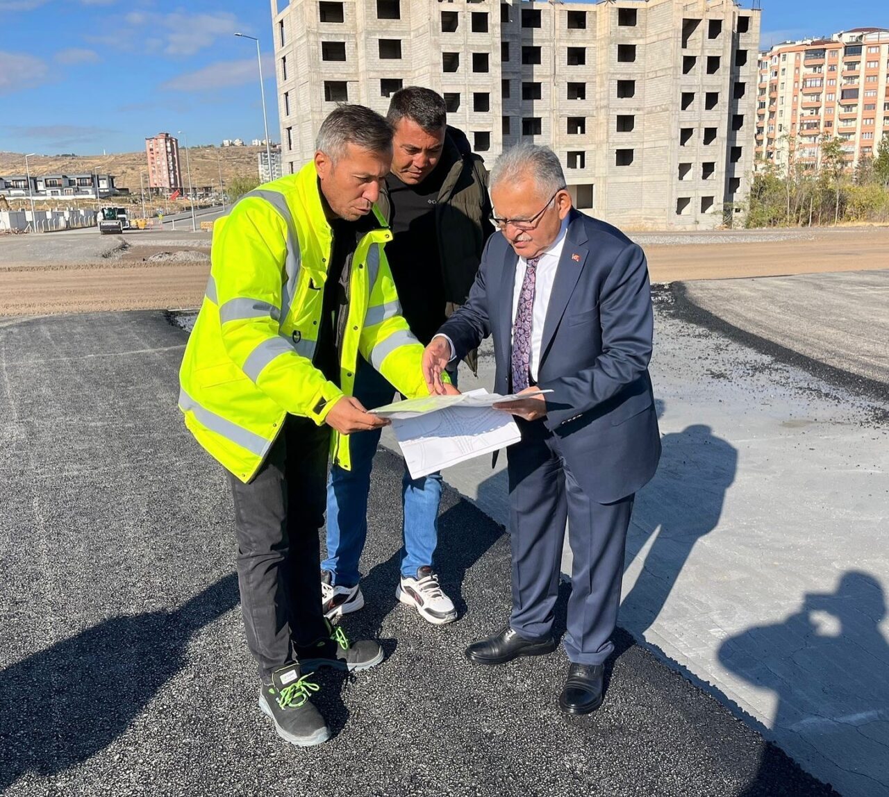 Kayseri Büyükşehir Belediye Başkanı Dr. Memduh Büyükkılıç, Meteoroloji Katlı Kavşağı'nın