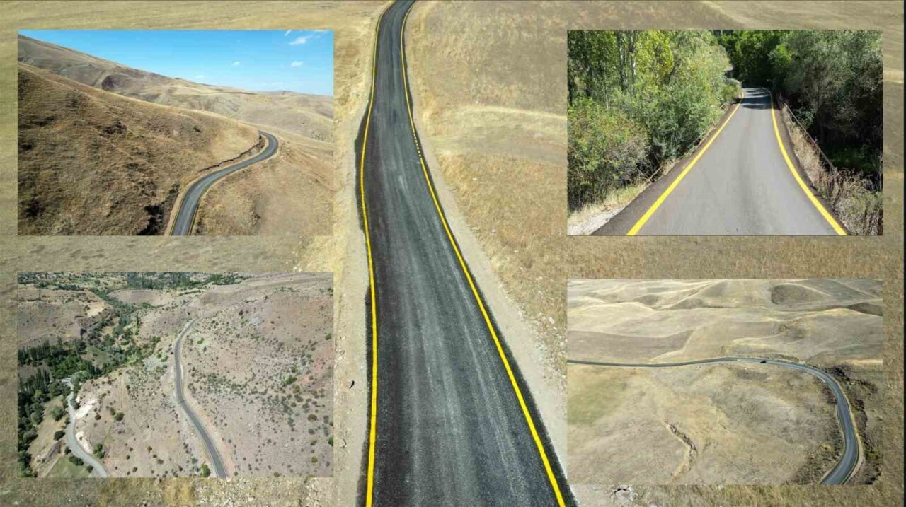 Erzurum Büyükşehir Belediyesi, kırsal bölgelerdeki yol yapım çalışmalarını sürdürüyor. Başkan