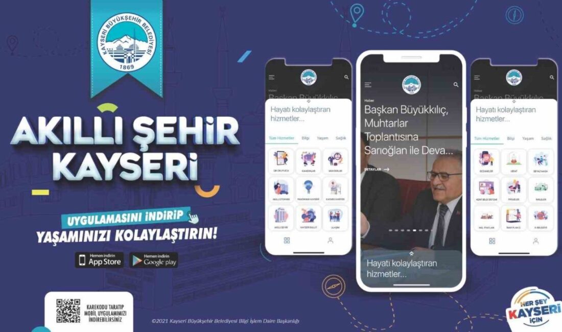 Kayseri Büyükşehir Belediyesi, dijital belediyecilikte Türkiye genelinde 5. sırada yer