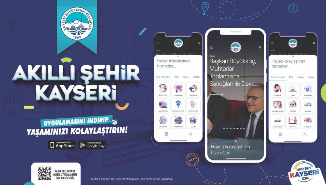 Kayseri Büyükşehir Belediyesi, dijital belediyecilikte Türkiye genelinde 5. sırada yer