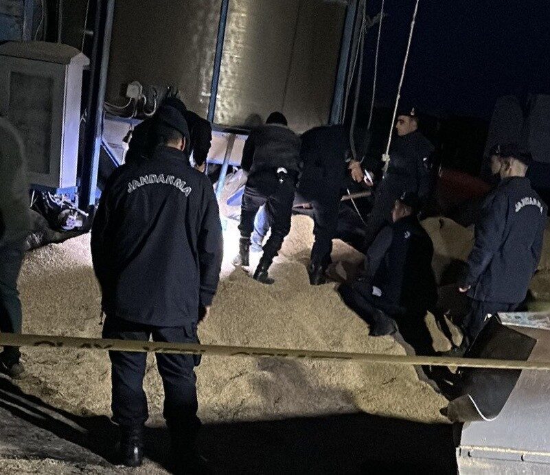 Edirne’nin Meriç ilçesinde 76 yaşındaki Mustafa Başkut, çeltik kurutma makinesinde