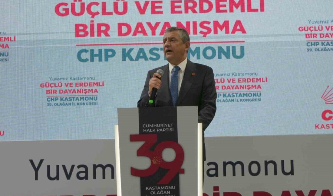 Özgür Özel: 47 Yıl Sonra Başarılarla Birinci Parti Olmayı Başardık CHP Genel Başkanı Özgür Özel, Kastamonu İl Kongresi’nde partinin son