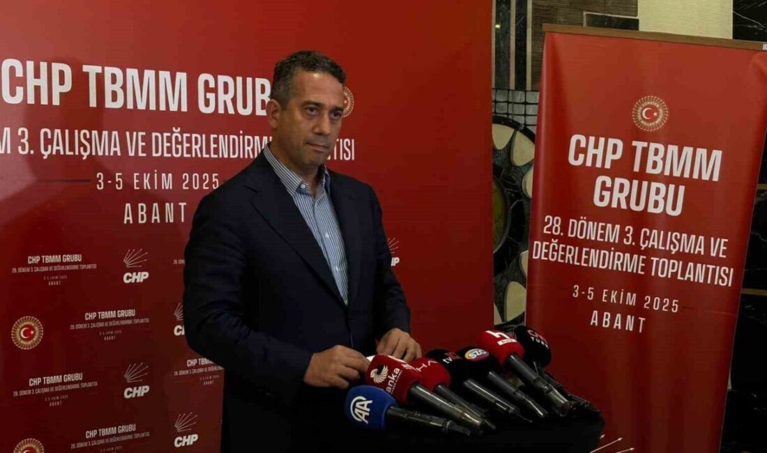 CHP Grup Başkanvekili Ali Mahir Başarır, Bolu Abant'taki toplantıda, kamp