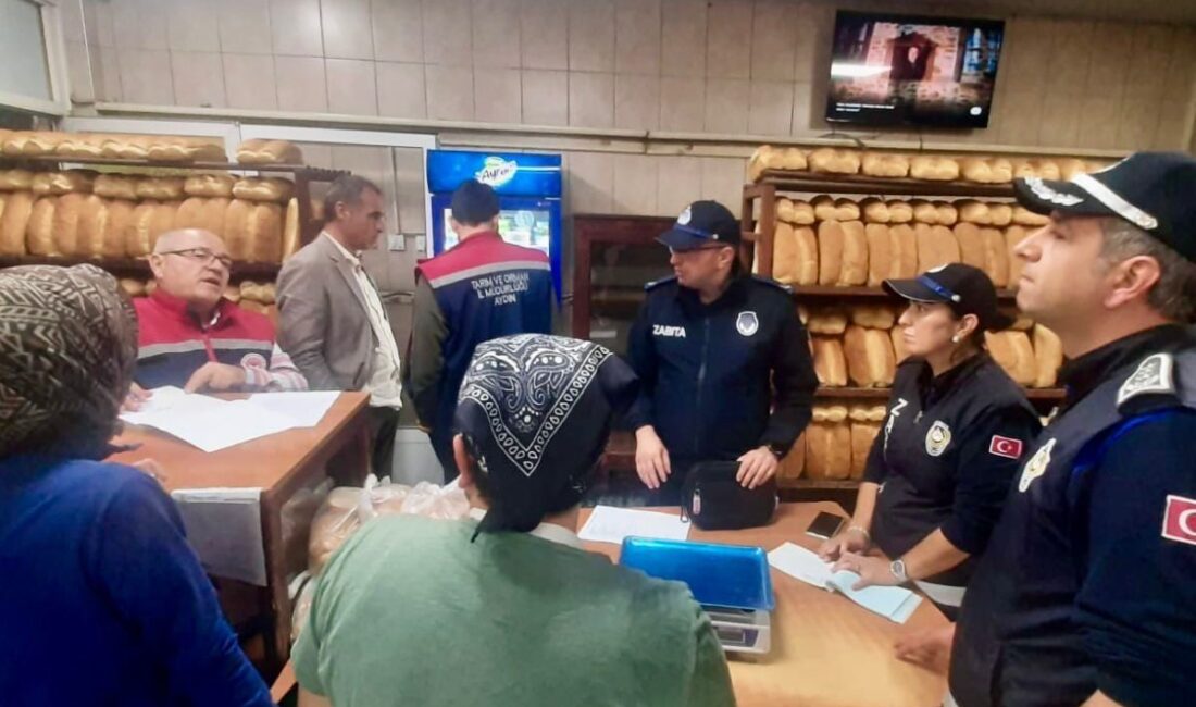 Aydın'ın Çine ilçesinde Zabıta ve Tarım Müdürlükleri, fırınları denetleyerek hijyen,