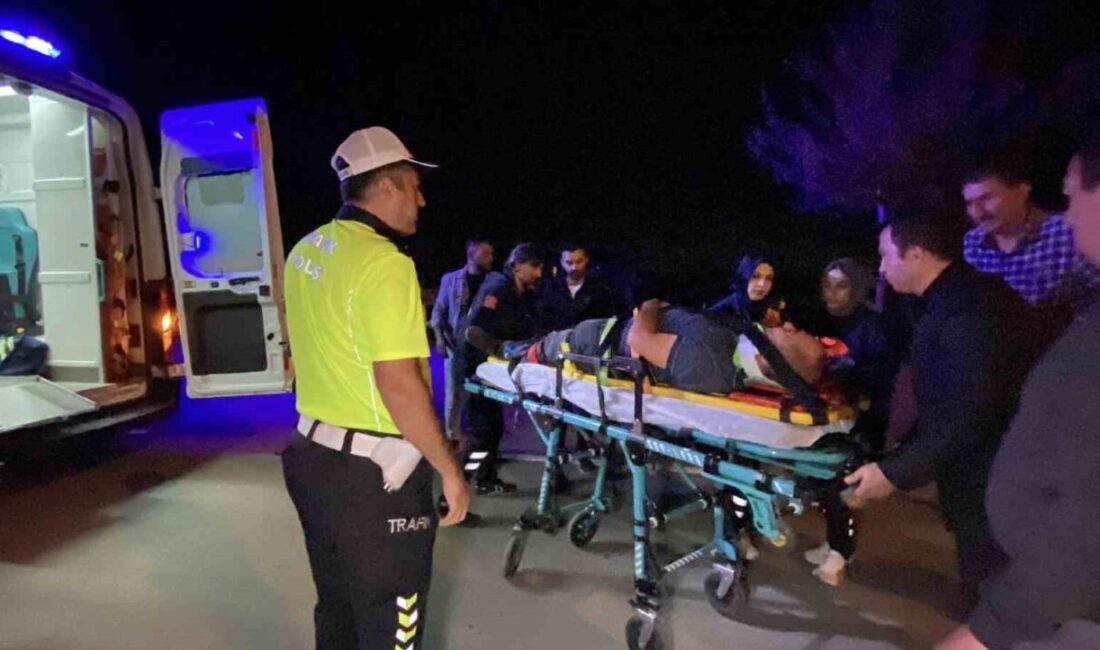 Çorum'da bir trafik kazasında iki motosiklet çarpıştı; M.T. isimli sürücü