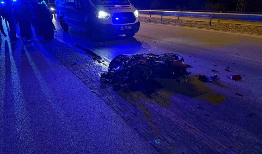 Çorum'un Sungurlu ilçesinde meydana gelen kazada, Recep Kaleli (21) yönetimindeki