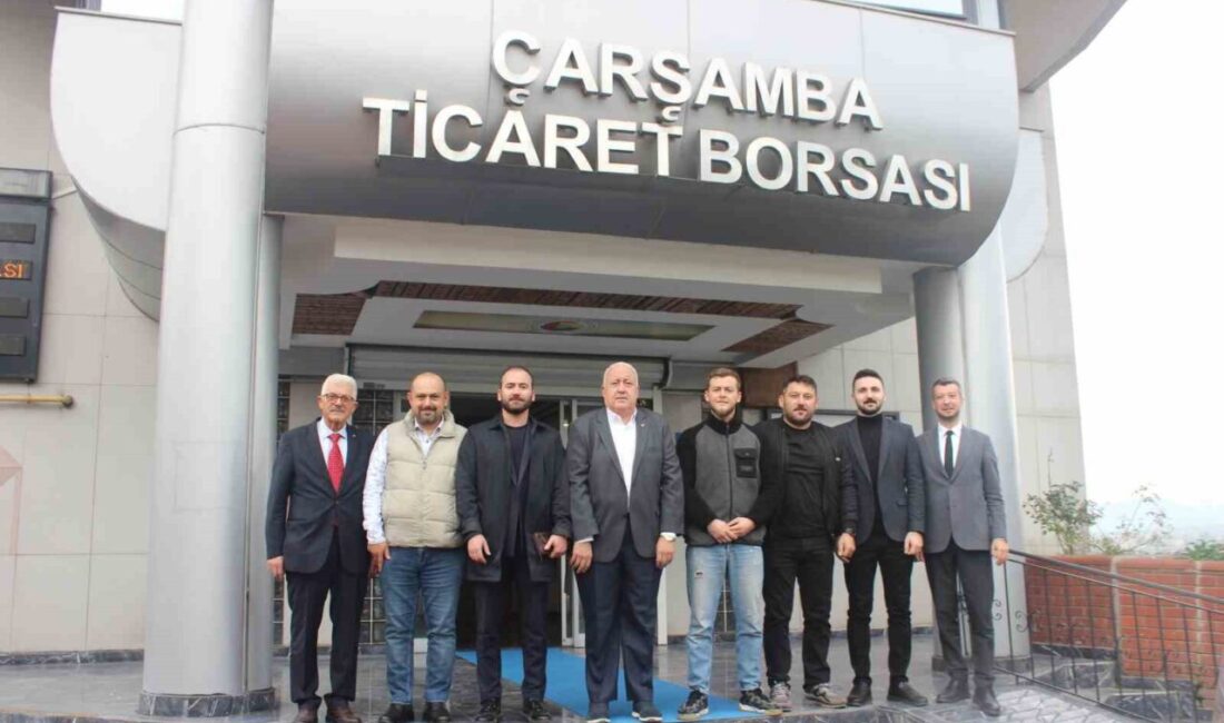 Çarşamba Ticaret Borsası Başkanı, Bölgenin Ekonomik Potansiyelini Artırmak İçin İş Birliğine Devam Edeceklerini Duyurdu Çarşamba Ticaret Borsası Başkanı Kazım Yılmaz, bölge ticaretini güçlendirmek için