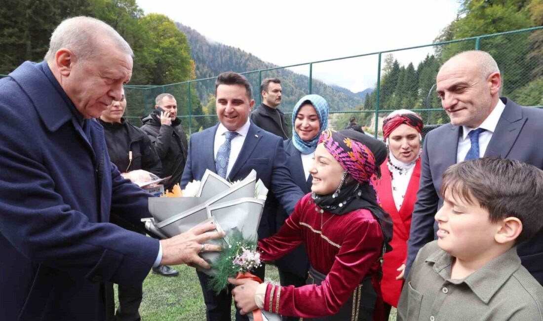 Cumhurbaşkanı Recep Tayyip Erdoğan, Rize programı kapsamında Ayder Yaylası'nı ziyaret