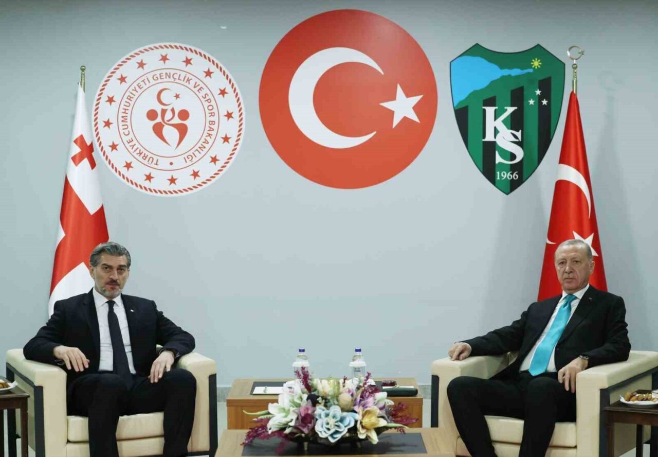 Cumhurbaşkanı Recep Tayyip Erdoğan, Türkiye ve Gürcistan milli futbol takımları