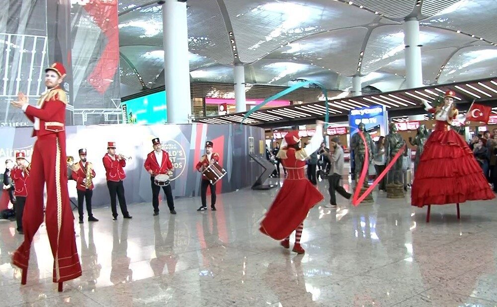 29 Ekim Cumhuriyet Bayramı, İGA İstanbul Havalimanı'nda birçok etkinlikle neşeyle