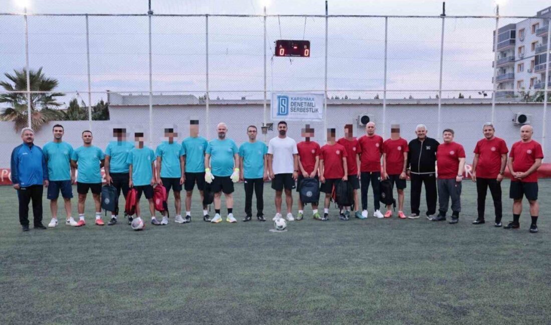 Menemen'de, Kaymakamlık ve Gençlik Spor İlçe Müdürlüğü'nün organize ettiği dostluk