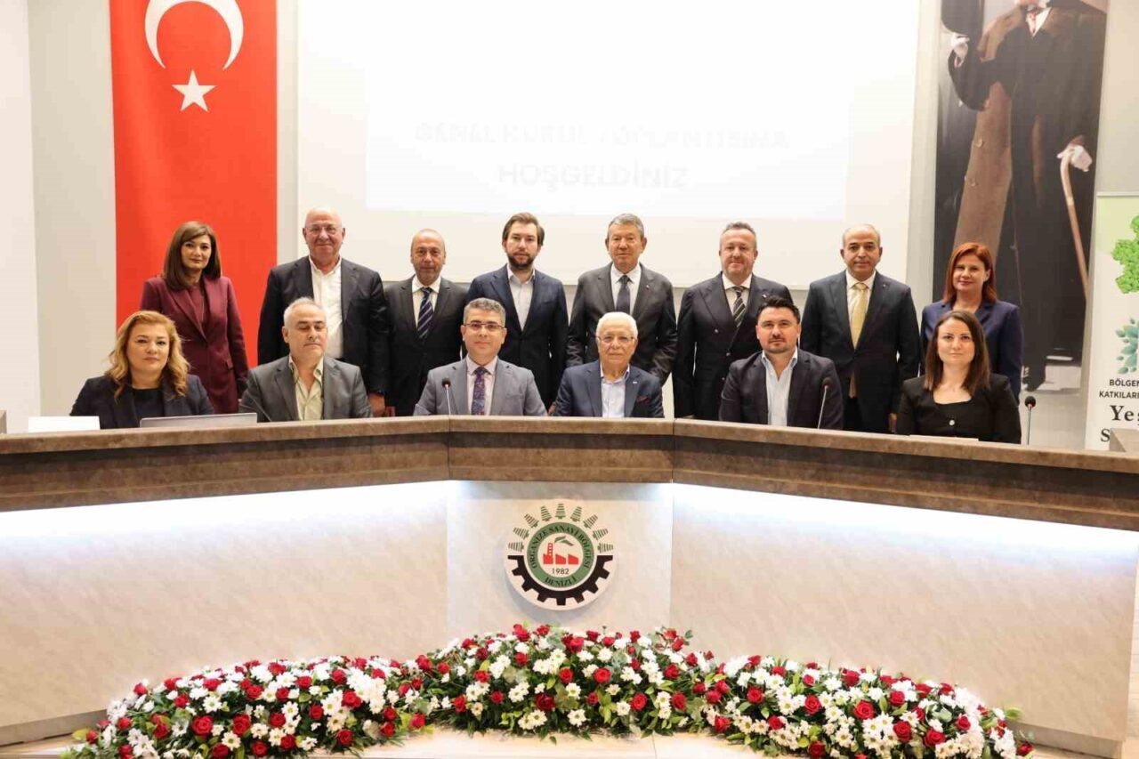 Denizli Organize Sanayi Bölgesi'nin 24. Olağan Genel Kurul Toplantısı'nda, Yönetim