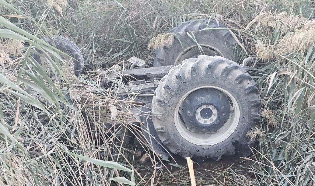 Mersin'in Tarsus ilçesinde izinsiz traktör kullanan Ramazan El M., aracın