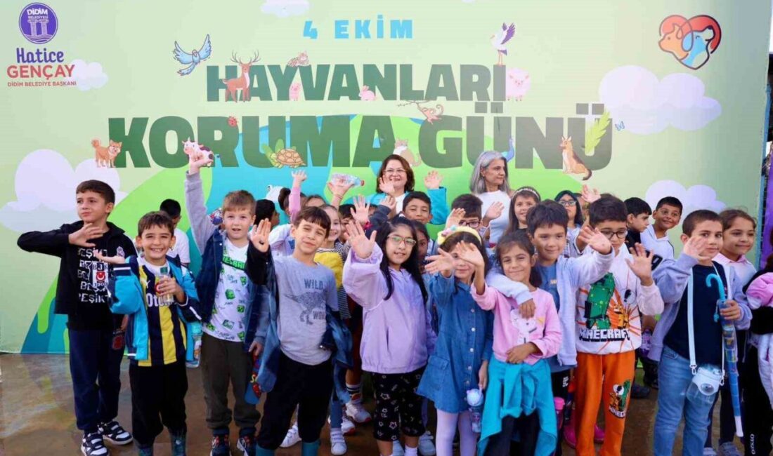 Didim Belediyesi, Dünya Hayvanları Koruma Günü'nde düzenlediği etkinliklerle çevre bilincini